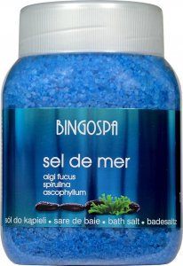 BingoSpa Sól do kąpieli Sel de Mer Morska z algami Fucus/Spirulina i Ascophyllum 1350g 1