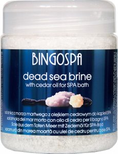 BingoSpa Solanka SPA z minerałami Morza Martwego z olejkiem cedrowym do kąpieli SPA 550g 1