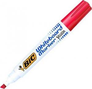 Bic marker suchościeralny velleda 1751 końcówka ścięta czerwony 1