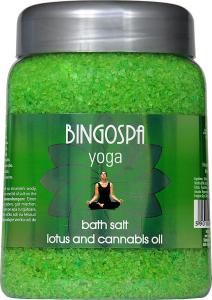 BingoSpa Sól do kąpieli Yoga Lotus&cannabis oil 850g 1