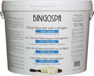 BingoSpa Sól do kąpieli Naturalna z Morza Martwego z kolagenem 12.5kg 1