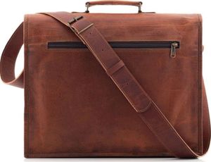 Belveder Torba skórzana vintage brąz Outlander BH74 4