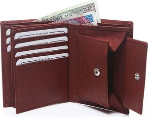 Bag Street Duży portfel skórzany męski niebieski C70 2