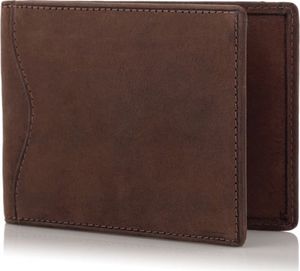 Belveder Portfel slim wallet męski na karty brąz ZC03 1