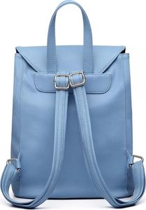 Accessorize Me Błękitny plecak skórzany damski Aurora 3