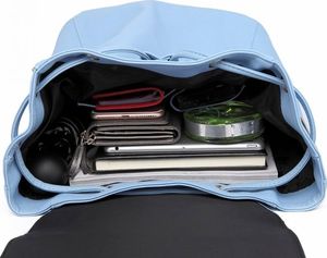 Accessorize Me Błękitny plecak skórzany damski Aurora 4