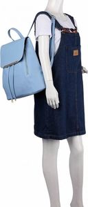 Accessorize Me Błękitny plecak skórzany damski Aurora 5