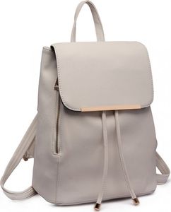 Accessorize Me Szary plecak skórzany damski Aurora 2