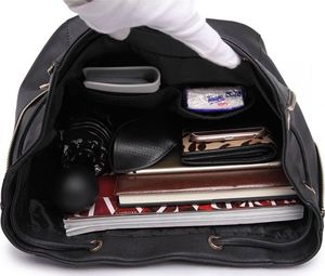 Accessorize Me Plecak skórzany damski czarny Aurora 4