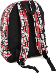 BAGINC Plecak szkolny Line Print Red 2