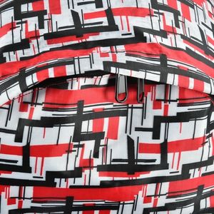 BAGINC Plecak szkolny Line Print Red 3