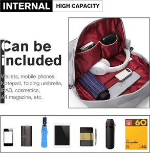 BAGINC Damski plecak elegancki miejski szary FREJA 4