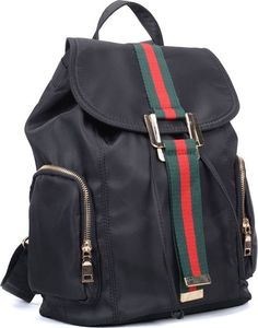 BAGINC Elegancki plecak damski czarny ROMA 2