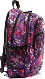 Bag Street Plecak szkolny Butterfly BS76 bordowy 2