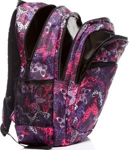 Bag Street Plecak szkolny Butterfly BS76 bordowy 3