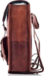 Belveder Plecak ze skóry vintage brąz Outlander BT06 2