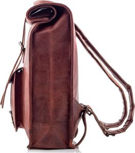 Belveder Plecak vintage skórzany brąz Outlander BT07 3