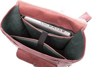 Belveder Plecak skórzany vintage brąz Outlander BT09 4