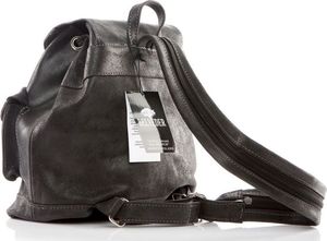 Belveder Plecak vintage skórzany damski czarny BV20 2