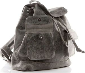 Belveder Plecak vintage skórzany damski szary BV20 4