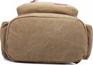 Kono Plecak Vintage Męski Retro Khaki Kn10 4