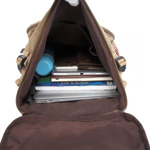 Kono Plecak Vintage Męski Retro Khaki Kn10 5