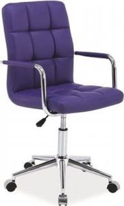 Krzesło biurowe Signal Q-022 Velvet Fioletowe 1