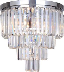 Lampa sufitowa Zumaline Plafon sufitowy szklany do jadalni Zumaline AMEDEO FC17106/4+1 -CHR (FC17106/4+1 -CHR) - 30236 1