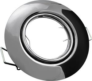 Polux Oprawa podtynkowa okrągła czarna Polux OPIN 306418 1