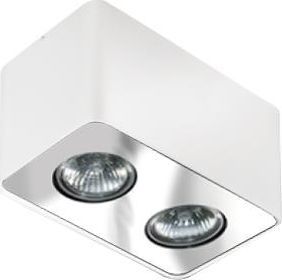 Lampa sufitowa Azzardo Lampa natynkowa prostokątna biała AZzardo NINO 2 AZ1386 1