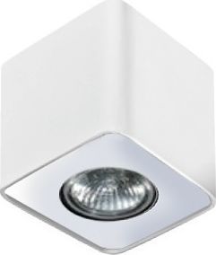 Lampa sufitowa Azzardo Lampa natynkowa kwadratowa biała AZzardo NINO 1 AZ0598 1