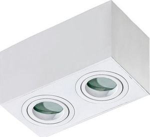 Lampa sufitowa Azzardo Lampa natynkowa kopuła biała AZzardo BRANT 2 SQUARE IP44 AZ2823 1