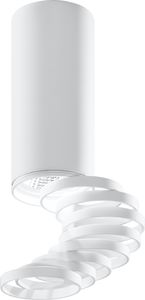 Lampa sufitowa Candellux Lampa natynkowa tuba biała Candellux TUBA 2282725 1