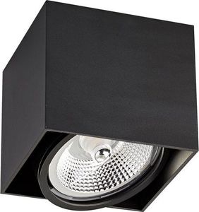 Lampa sufitowa Zumaline Lampa natynkowa kwadratowa czarna Zumaline BOX ACGU10-115 1