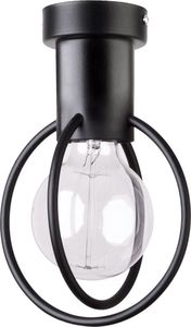Lampa sufitowa Sigma Czarna lampa przysufitowa do salonu Sigma Aura 31091 1