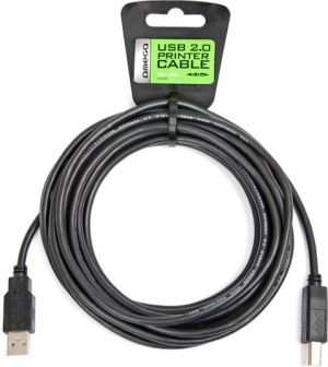 Kabel USB Omega USB-A - USB-B 5 m Czarny (40065) 2