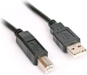 Kabel USB Omega USB-A - USB-B 5 m Czarny (40065) 1