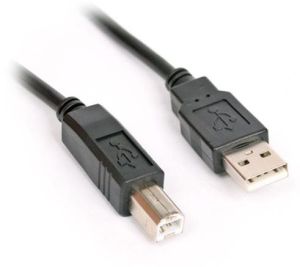 Kabel USB Omega USB-A - USB-B 1.5 m Niebieski (40063) 1