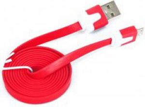 Kabel USB Omega USB-A - 1 m Czerwony (41860) 1
