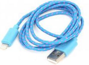 Kabel USB Omega 1M USB-LIGHTNING niebiesko-różowy (42306) 1