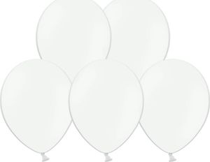 Party Deco Balony lateksowe pastelowe białe - duże - 10 szt. uniwersalny 1