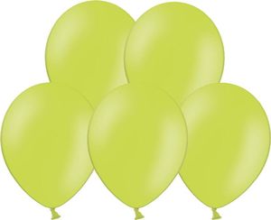 Party Deco Balony lateksowe pastelowe limonkowe - duże - 10 szt. uniwersalny 1