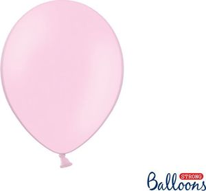 Party Deco Stiprūs balionai 27 cm Pastel Baby, rožiniai, 10 vnt. () - 26353825 1