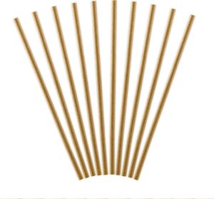 Party Deco Słomki rurki kraftowe - 10 szt. uniwersalny (45362-uniw) - 45362-uniw 2