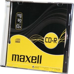 Maxell CD-R 700MB, 52x, 10 sztuk, Slim case (624003.40.CN) 1