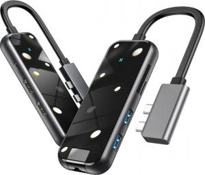 Stacja/replikator Baseus USB-C, HDMI, Czytnik kart (CAHUB-FZ0G) 4