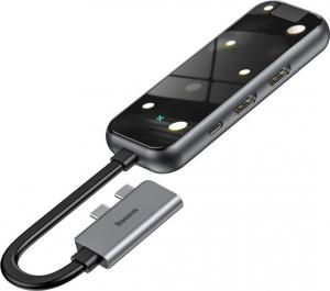 Stacja/replikator Baseus USB-C, HDMI, Czytnik kart (CAHUB-FZ0G) 5