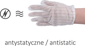 Rękawiczki antystatyczne rozmiar L 1
