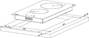 Płyta grzewcza Akpo PKA 30 830/2 czarna 2