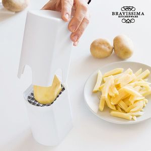 Bravissima Kitchen Krajalnica maszynka szatkownica do krojenia domowych frytek ziemniaków warzyw 1